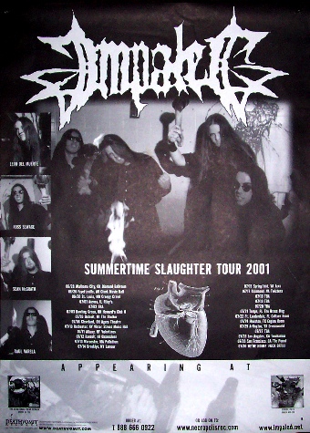 Tour 2001 flyer