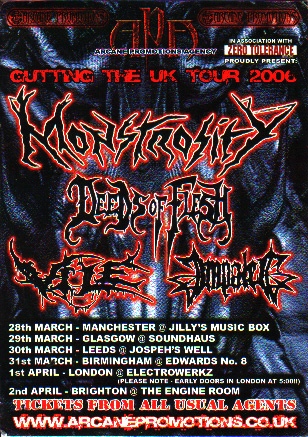 Spring 2006 tour UK leg