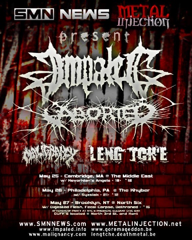 Spring 2005 tour flyer